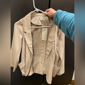 Tan blazer